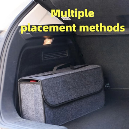 Foldable Felt Car Trunk Organizer