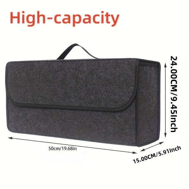 Foldable Felt Car Trunk Organizer