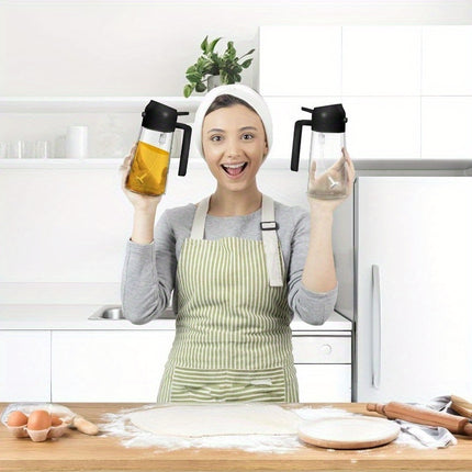 Oil Dispenser & Sprayer for Kitchen – 2-in-1 Olive Oil Mister