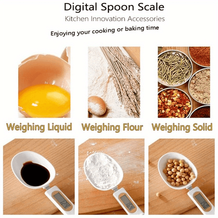Precision Digital Kitchen Scale - Handy Measuring Spoon