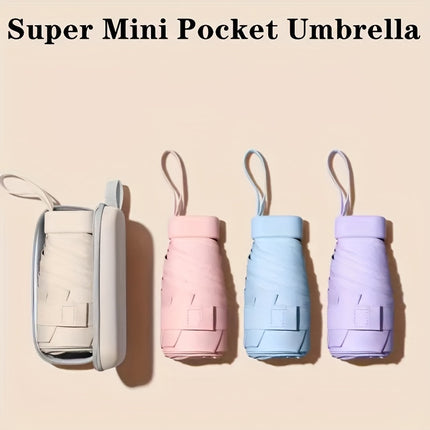 Compact Nylon Mini Pocket Umbrella