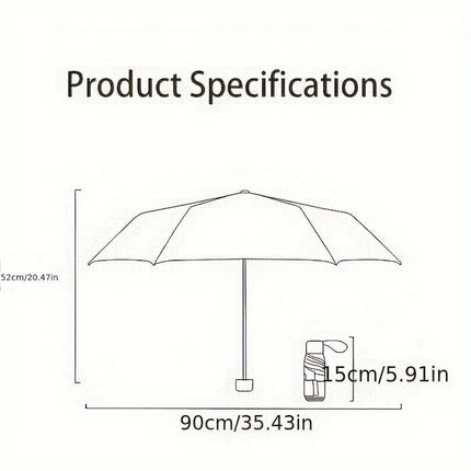 Compact Nylon Mini Pocket Umbrella