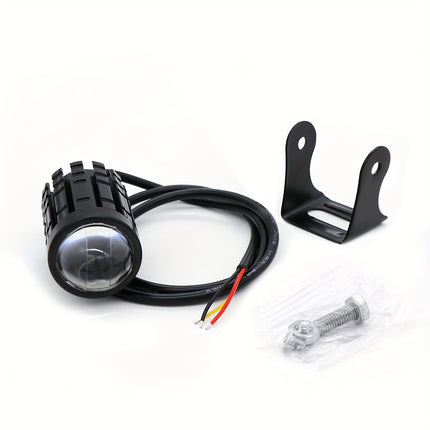 LED Motorcycle Auxiliary Lights – Dual Color, Easy Install