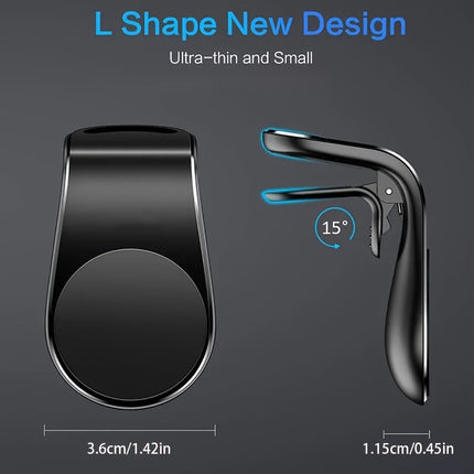 360° Magnetic Car Phone Holder – Foldable GPS Stand