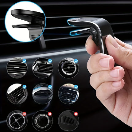 360° Magnetic Car Phone Holder – Foldable GPS Stand