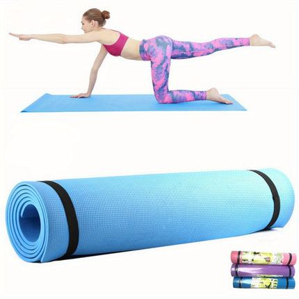 4mm EVA Non-Slip Yoga Mat for Home Gym & Yoga