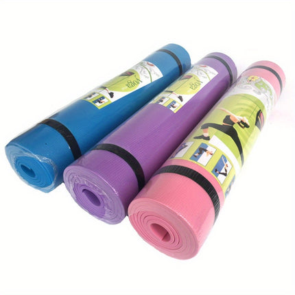 4mm EVA Non-Slip Yoga Mat for Home Gym & Yoga