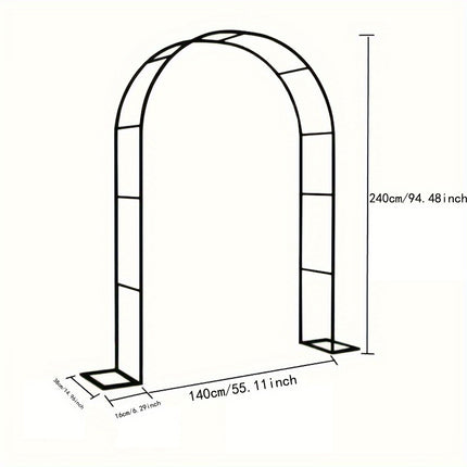 Cast Iron Garden Arch – Elegance for Your Outdoor Oasis