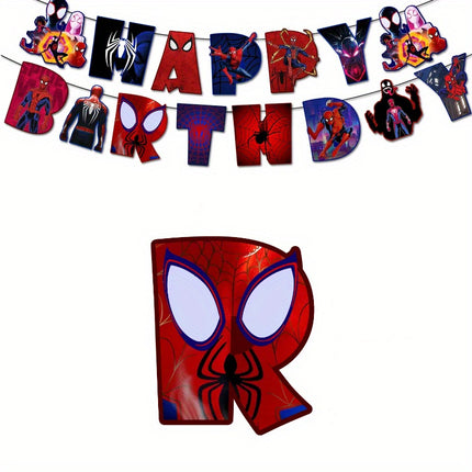 38pcs Spider-Man Party Decor Set