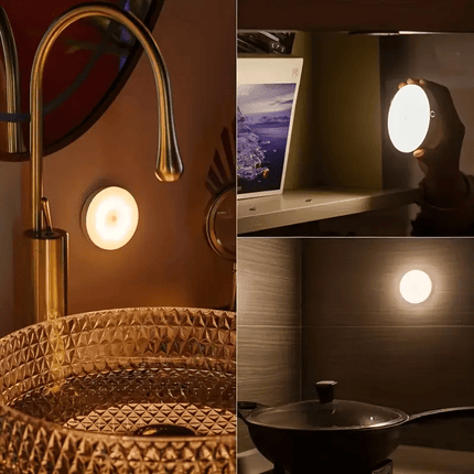 Smart Motion-Activated LED Night Light – USB Rechargeable