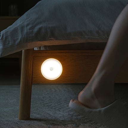 Smart Motion-Activated LED Night Light – USB Rechargeable