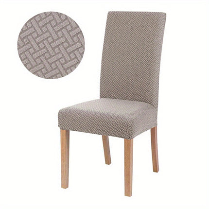 Leorate Premium Stretch Jacquard Dining Chair Covers - 2pcs/4pcs Set
