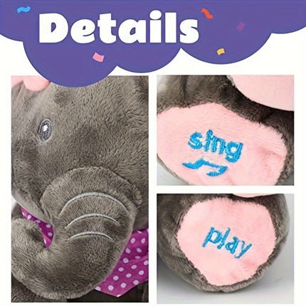 Interactive Singing Elephant Toy – Fun Hide-and-Seek Game
