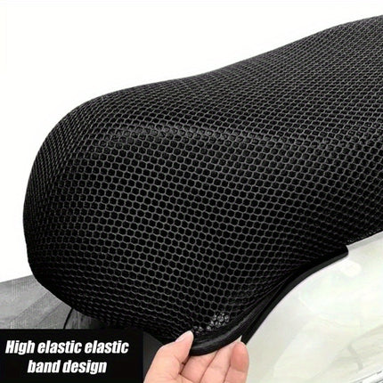 Breathable 3D Mesh Motorcycle Seat Cover – Anti-Skid Comfort