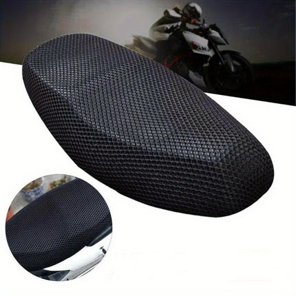 Breathable 3D Mesh Motorcycle Seat Cover – Anti-Skid Comfort