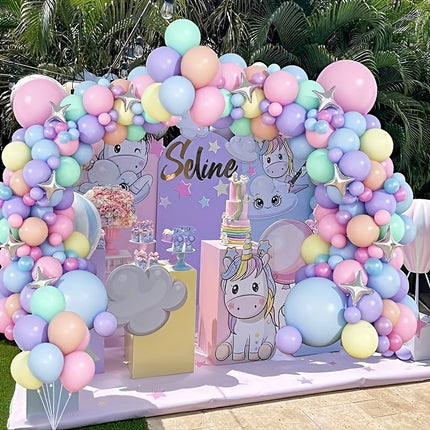 115pcs/ 46pcs Unicorn Balloons Arch Garland Kit