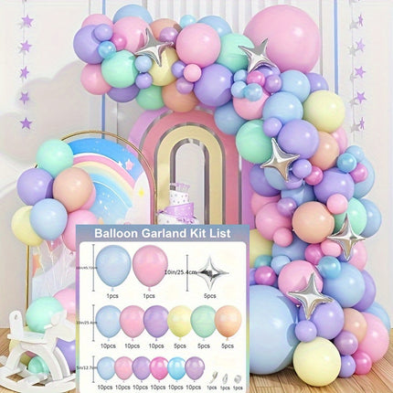 115pcs/ 46pcs Unicorn Balloons Arch Garland Kit