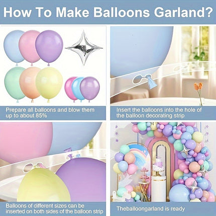 115pcs/ 46pcs Unicorn Balloons Arch Garland Kit