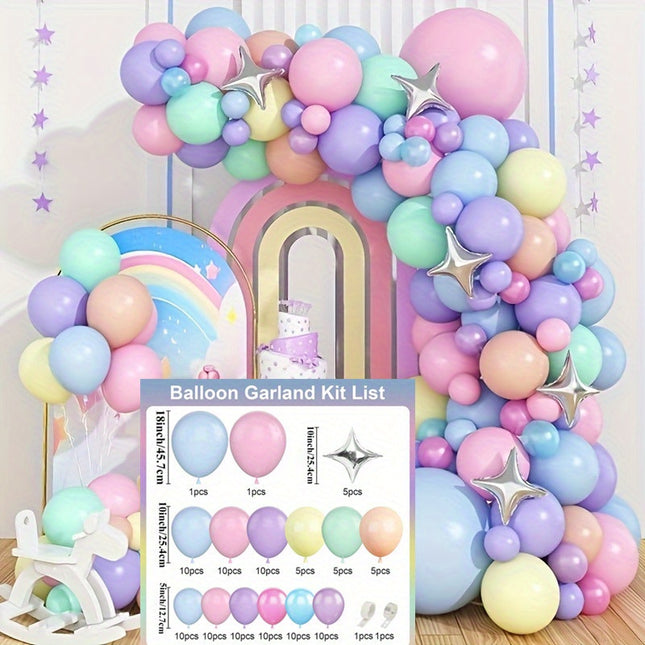 115pcs/ 46pcs Unicorn Balloons Arch Garland Kit