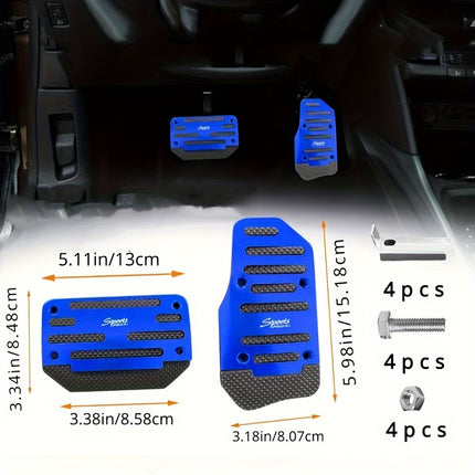 Premium Anti-Slip Car Pedal Covers