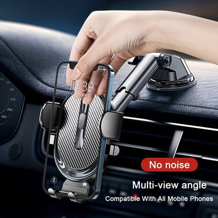 Dashboard Suction Cup Car Phone Holder – Telescopic & Rotating