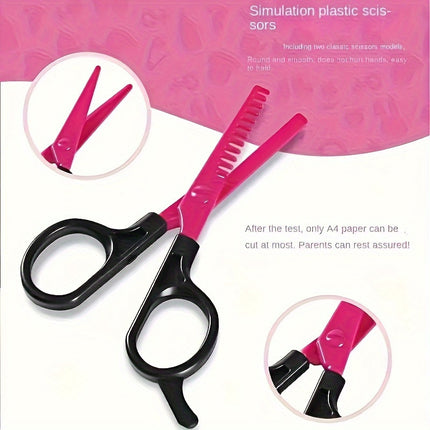 Deluxe Pink Barber Shop Playset