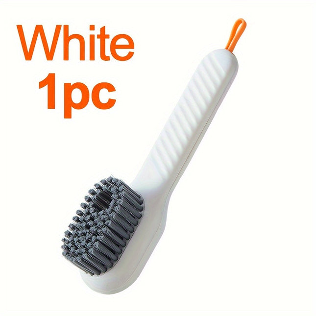 Luxury Soft Bristle Shoe Brush with Liquid Holder