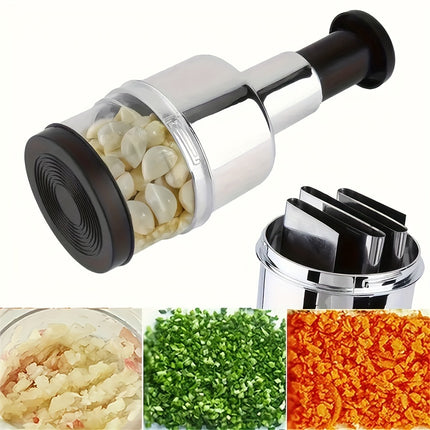 Manual Garlic Press & Mini Food Chopper - Kitchen Essential