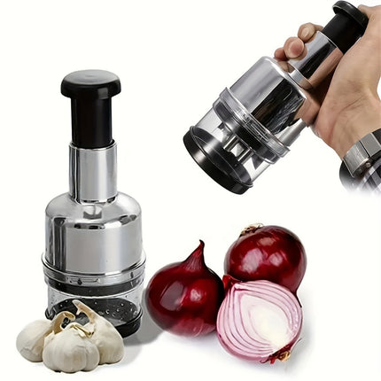 Manual Garlic Press & Mini Food Chopper - Kitchen Essential