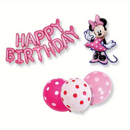 34-Piece Minnie Mouse Balloon Set