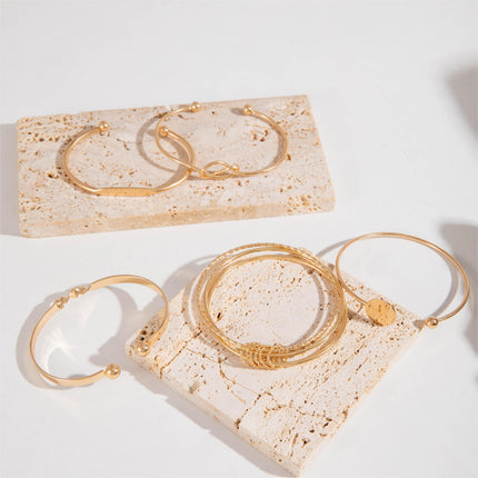 Minimalist Geometric Bracelet Set