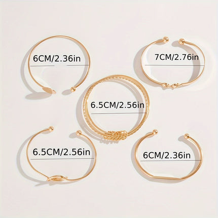Minimalist Geometric Bracelet Set