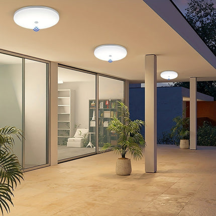 6000K LED Motion Sensor Ceiling Light – Flush Mount