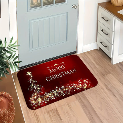 Sparkling Star Doormat – Festive Cheer for Your Doorway - Monti Bargains