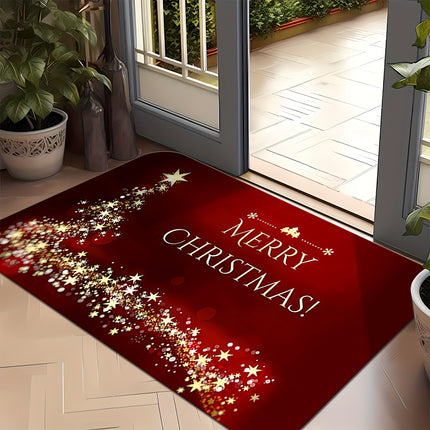 Sparkling Star Doormat – Festive Cheer for Your Doorway - Monti Bargains