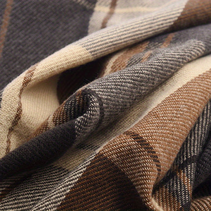 Chic Plaid Women’s Scarf