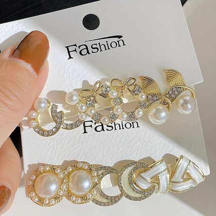 9-Pair Elegant Earrings Set