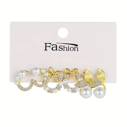 9-Pair Elegant Earrings Set