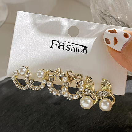 9-Pair Elegant Earrings Set
