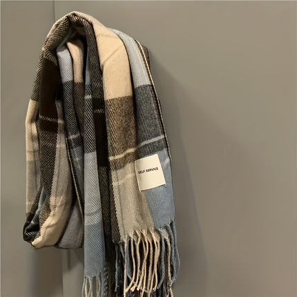 Chic Plaid Women’s Scarf