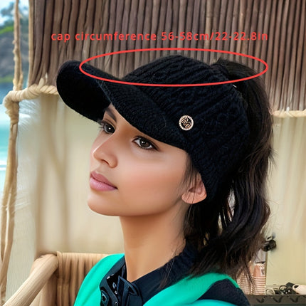 Knitted Beanie with Ear Flaps