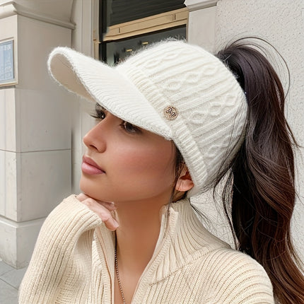 Knitted Beanie with Ear Flaps