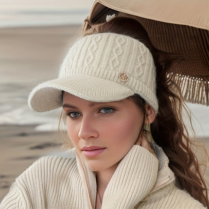 Knitted Beanie with Ear Flaps