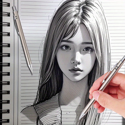 Metal Sketching Pencil Set with Leads