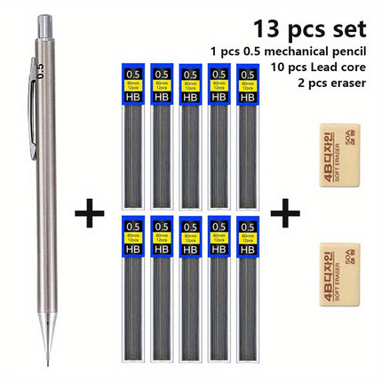 Metal Sketching Pencil Set with Leads