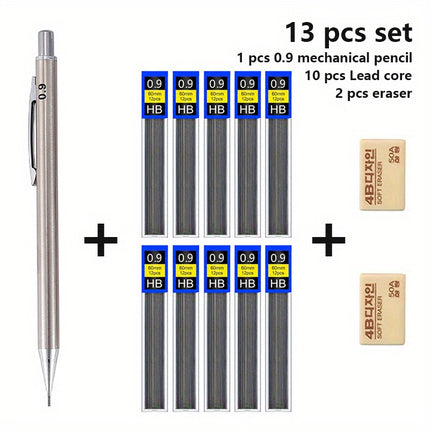 Metal Sketching Pencil Set with Leads
