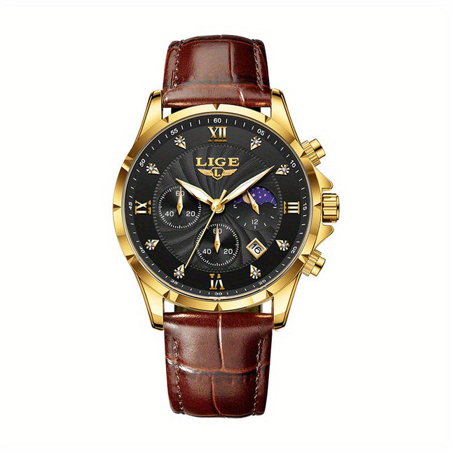 Elegant men's Luxury Quartz Watch