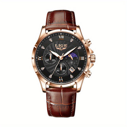 Elegant men's Luxury Quartz Watch
