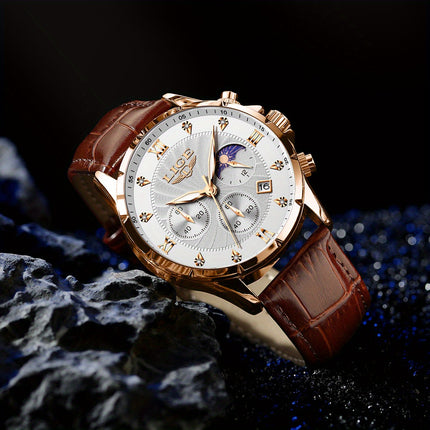 Elegant men's Luxury Quartz Watch