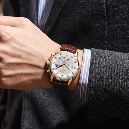 Elegant men's Luxury Quartz Watch